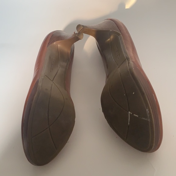 4” Brown Leather Heel - Picture 3 of 5